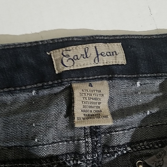 Earl jean rhinestone capris F14 - Picture 6 of 6